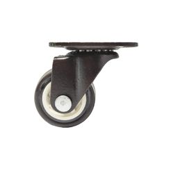 Implemental 1.5" Heavy Duty Caster Wheels Soft PU Swivel Caster with 360 Degree (2 with Brakes & 2 Without) image 2