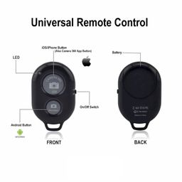 PROLET Wireless Bluetooth Remote Controller Self Timer Monopod Shutter Button Selfie Picture Clicker Compatible with Smartphones Android/iOS image 4