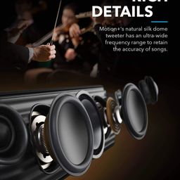 soundcore by Anker Motion+ Bluetooth Speaker with Hi-Res 30W Audio, Extended Bass and Treble, Wireless HiFi Portable Speaker with App, Customizable EQ, 12-Hour Playtime, IPX7 Waterproof, and USB-C image 4