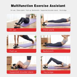 HVG TRADERS Portable Floor Sit Up Bar, Super Strong Suction Sit Up Assistant Device with 2 Suction Cups, Abs Master Pro Easy for Abdominal Training image 3