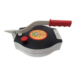 riderev Manual Heavy Round Wooden Board Papad-Puri Press Maker Plywood Machine with Iron Handle Papad Maker Machine (Multicolor) image 5
