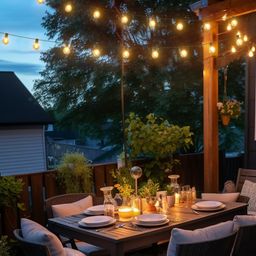 LITVERSE String Lights for Outside 25 FT, Outdoor Lights for Patio with 25 +1 Shatterproof LED Edison Bulbs, G40 Waterproof Connectable Hanging Lights for Backyard Bistro Party Balcony image 4