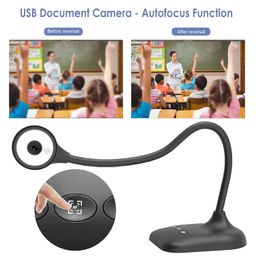 Document Camera & USB Visualizer 5MP, for A3 Size, LED Light, iOS, Dual Microphone, Image Inversion, Folding with Zoom, Skype, Teams, OBS. for Windows, MacOS, Linux, Chromebook image 3