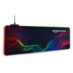 amazon basics RGB Mousepad Anime | Durable Design | Wrist Support for Ergonomic Comfort | Customizable RGB Lighting with Multiple Modes | Easy Installation with USB-A Plug-and-Play Setup image 1