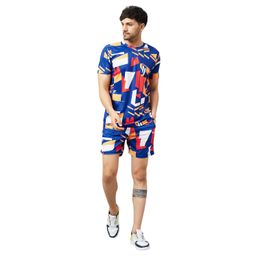 Chrome & Coral Stylish Coord Set: Printed Design with Dual Pockets For Men image 1
