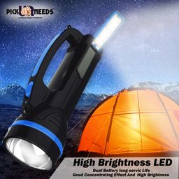 Pick Ur Needs Rechargeable 2 in 1 Long Range Search Torch Light with Table LED Desk Lantern Lamp image 5