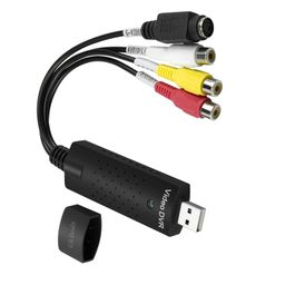 gr deals USB 2.0 Easycap Audio and Video Capturing Device Directly from TV Dc60 Tv DVD VHS Video Adapter Capture Card Audio Av Capture Support Windows Xp/7/Vista with Attach Setup Link. (Black) image 1