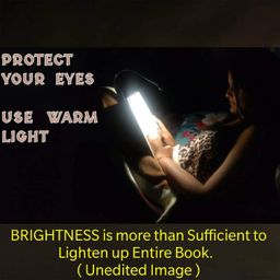 SHOPOPOYE Book Reading Light with Clip - Light for Night Read - Book lamp - Study Table Night Reading Lamp for Bed Side Rechargeable USB LED with 3 Modes for Laptop,Kindle,Stand - (Black) image 4
