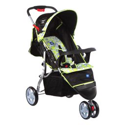 Mee Mee Easy to Push Baby Pram with Quick One-Hand Folding (MM-35 B), Green, 1 Count (Pack of 1) image 1