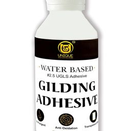 unique gold leafing studio UGLS Gilding Glue Adhesive (100.ml) for Gold Leaf Water Based Gilding | Dries Clear | Gold Foil Glue Transparent Effect Expression Craft,Art & Craft Mixed Media for Multipurpose image 1