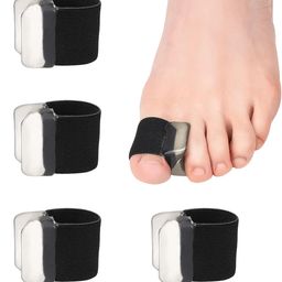 NUDFSY 4 Pcs Bunion Thumb Corrector, Toe Separator, Toe Straightener For Men Bigfoot Bone Overlap Toe Separator Soft Invisible Day And Night With Shoe Separation image 1