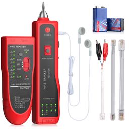 smarttech Wire Tracker Cable Tester for RJ11 RJ45 Network LAN Cable Tester Ethernet cat5 cat6 Telephone line Data Cables Checker Tracker Finder image 1