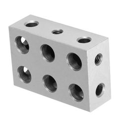 WFLNHB 1 x 2 x 3 Inch Blocks Parallel Block Set 11 Holes Matched Pair Hardened Steel Ultra Precision .0001 Inch Machinist Fit for Milling Machine image 3