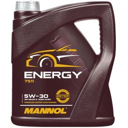 MANNOL 7511 Energy (4L) 5W-30 // API SN/CH-4 // ACEA A3/B4 Engine Oil for Modern Petrol and Diesel Engines Imported from Germany (1, 4L) image 1