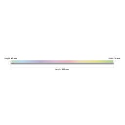 wipro Next Smart Wi-Fi 20W CCT+RGB LED Batten | 16 Million Colours | White Tunable |Dimmable |Scheduling |Scene Creation |Smart Grouping of Lights | Amazon Alexa & Google Asst. Compatible |Pack of 2 image 3