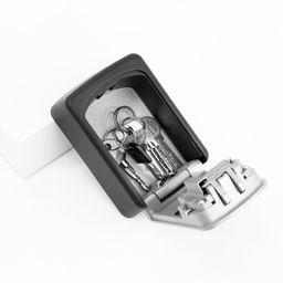 Ohuhu Key Lock Box Storage, Wall Mount 4-Digit Combination Key Safe Lock Box for Outside House Car Keys, Resettable Code Weatherproof Indoor Outdoor with Mounting Kit Ideal for Home image 5