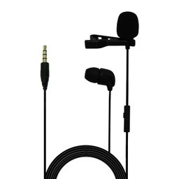 JBL Commercial CSLM30 Auxiliary Omnidirectional Lavalier Microphone with Earphone for Calls, Conferences and Monitoring image 1