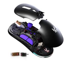 Kreo Chimera RGB Wireless Gaming Mouse with Hot-swappable Switches & 7 Programmable Buttons | Swappable Shells & Switches Included | Adjustable DPI Upto 10000 (Wireless, Black Onyx) image 1