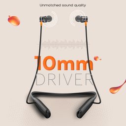 Noise Airwave Bluetooth in Ear Neckband with 50H of Playtime, 3 EQ Modes, ENC for Calling, Low Latency(Upto 50ms), 10mm Driver, BT v5.3(Jet Black) image 5