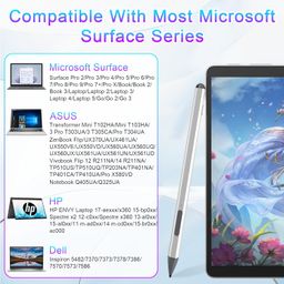 clickfish Stylus Pen for Microsoft Surface with 30mins Fast Charging, Surface Pro Pen for Surface Pro 11/10/9/8/7/6/5/4/3/X, Surface Go 3/2/1, Surface Book/Laptop/Studio, Palm Rejection, 4096 Sensitivity image 3
