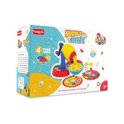 Fundough Funskool Noodle Party, Play Set for Kid, 5 Colorful Dough Tubs of 75g Each (375g Total), Learning, Fun & Engaging Activity, Multicolour, Gift Set for Kids, Age 3+ Years image 1