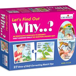 Creative's WH Series | Let's Find Out- WHY? | Question - Answer Puzzles |Learning Games for Kids | Picture Puzzle Game | Preschool Learning Games | Fun Educational for Ages 4 & Up image 1