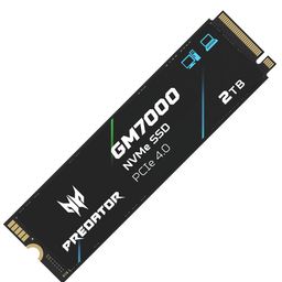 Acer Predator GM7000 2TB NVMe Gaming SSD - M.2 2280 PCIe Gen4 (16 Gb/s) x 4, 3D TLC NAND PC Internal Solid State Hard Drive with DDR4 DRAM Cache Up to 7400 MB/s - BL.9BWWR.106 image 1