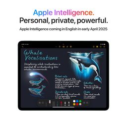 Apple iPad Air 13″ with M3 chip: Built for Apple Intelligence, Liquid Retina Display, 512GB, 12MP Front/Back Camera, Wi-Fi 6E + 5G Cellular, Touch ID, All-Day Battery Life — Blue image 3