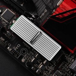 CALANDIS M.2 Heatsink for Nvme Ngff M.2 2280 Ssd Portable Cooler for Pc Computer Red image 1