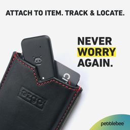 pebblebee Tracker Universal Tag - Rechargeable Mini Item Tracker | Alternative to Air Tag & Android | 8-Month Battery Life | Works with Both Android & iOS Find My Apps | LED & Sound Alerts image 2