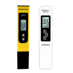 ampereus AMPEREUS® Digital EC, TDS & Yellow Auto pH Meter Combo | Water Quality Tester for Home, RO, Aquarium, Hydroponics & More | pH Level & TDS Checker for Purity Testing image 1