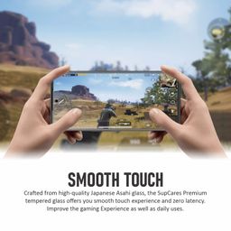 SupCares Military-Grade Gorilla Tempered Glass Screen Protector for OnePlus 10R, OnePlus 10R - Prime Edition and OnePlus 10T (6.7 Inch) With Installation Kit | Edge to Edge Coverage | Black image 4