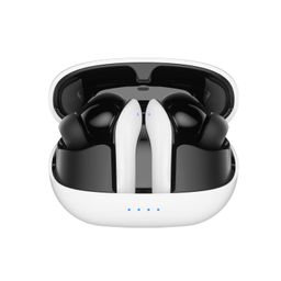 amazon basics TWS in-Ear Earbuds (AB-T08) with Fast Charging up to 50 Hours of Playtime | Dual 10mm Driver | IPX4 Water-Resistance | Bluetooth 5.3 | Charging Case with Mic | Touch Control (White) image 1