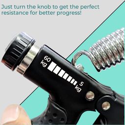 ODDISH; way to fitness Tummy Trimmer Double Spring with Comfortable Foam Grip handle and Hand Grip R Shape With Counter combo Pack for man and women (TUMMY TRIMMER WITH HG COUNTER) image 5