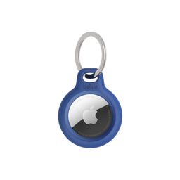 Belkin AirTag Case Secure Holder with Key Chain for Apple Air Tag Protective Cover with Advance Scratch Resistance - Blue Colour (F8W973) image 1