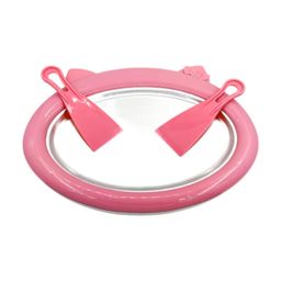 Ice Cream Maker Rolled Ice Machine for Frozen Yogurt Sorbets Soft Serve Pink image 4