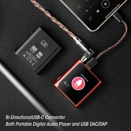 SHANLING M0 Pro MP3 Player with Bluetooth，Hi-Res Portable Music Player，Digital Audio Player 1.54” HD Touch Screen up to 15 Hour Battery Bluetooth and USB Type-C dongle 3.5mm Jacks image 4