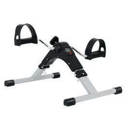 Cobuy Mini Exercise Bike Pedal Exerciser, Portable Folding Pedal Bike for Legs and Arms, Under Desk Exerciser w/Adjustable Resistance Knob and LED Screen Display image 5