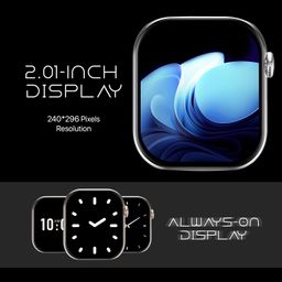 Fire-Boltt Ring X Smartwatch 2.01” Display with Always On Display, Bluetooth Calling, Wireless Charging, AI Voice Assistant, 100+ Sports Modes, Health Suite, 500+ Watchfaces (Green) image 4