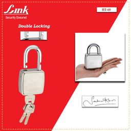 Link Locks 60mm Lock with 3 hi-tech Keys | Locks for Home | Lock and Key | Door Lock (Pack of 1) image 3