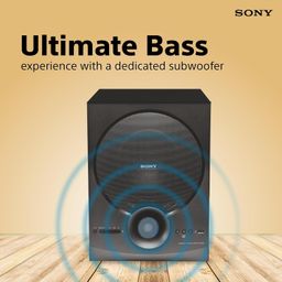 Sony New SA-D40M2 4.1ch Home Theatre Speaker with 100W Power Output and Powerful Subwoofer - Black image 5