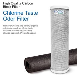 Konvio Neer CTO GAC PP Spun Carbon Filter of 10 inch Set Replacement Filters for Under Sink and Commercial RO Water Purifier - 3 Pcs image 3
