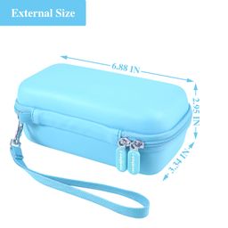 Leayjeen Storage Case Compatible with 3Doodler Start+ Essentialsfor 3D Pen Set for Kids, Fit for 3D Printing Pen Carrying case(Case Only)-Blue image 2