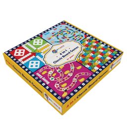Popcorn Games & Puzzles 4 in 1 Classic Board Games for Smart Kids|Help to Boost Decision Making,Strategic Thinking and Problem Solving, Snake and Ladder image 3