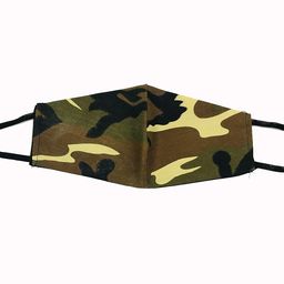 evisha Wearable Assorted Print Printed Pure Cotton Cloth Double Layered Washable Reusable Mask (Army Mask) image 3