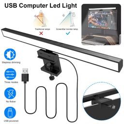 KACA 13-Inch Monitor Screen Light Bar with Smart Touch Sensor| USB Powered 5W LED E-Reading Lamp| 3 Color Temperature Modes, Stepless Dimming,60-Min Timer (Black, Acrylonitrile Butadiene Styrene) image 4
