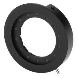 wal front Iris Diaphragm, Microscope Iris Adapter Aperture Adjustable Lens Optical Diaphragm for Microscope (SK25 with Bas) image 1