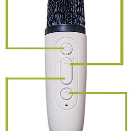 generic TOYTOWN24 Portable Karaoke Microphone Speaker Set, K12 Model, RGB LED Lights, Multiple Playback Options, with Multi Colour image 4