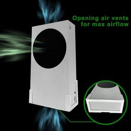 alienergy Wall Mount for Xbox Series S (Mount The Console & Controller on Wall Near or Behind TV Left/Right), Wall Shelf Bracket Kit for XSS image 4