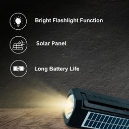 aj corp Sun-Powered Music Delight: Enjoy Endless Tunes Anywhere with Our Solar-Powered Bluetooth Speaker with Built-in Radio - Eco-Friendly Entertainment image 4